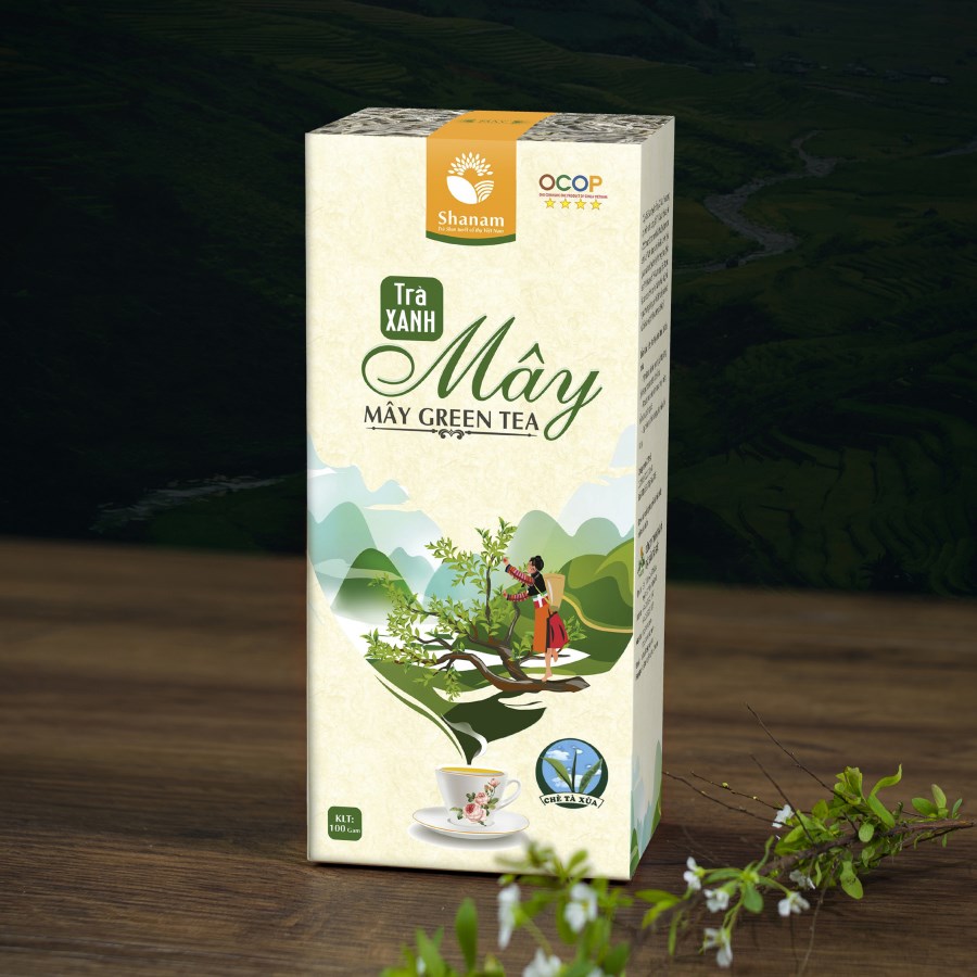 Trà xanh Mây – Mây green tea (Hộp 100g)