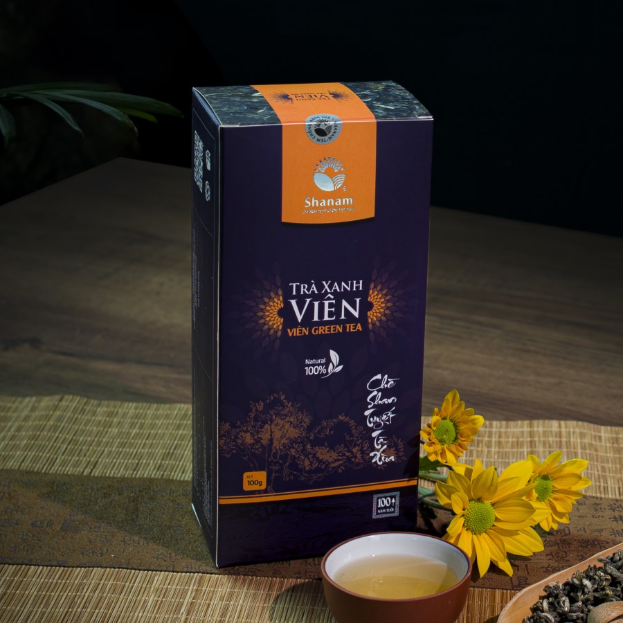 Trà xanh Viên – Viên green tea (Hộp 100gr)
